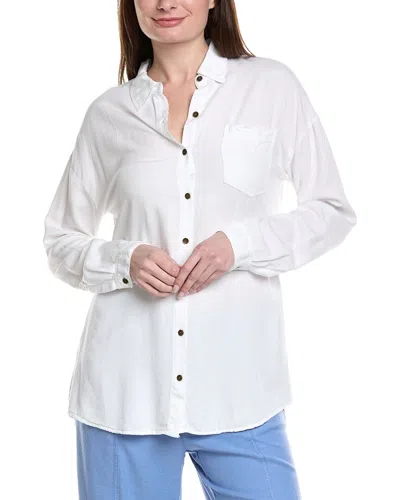 Xcvi Dusten Button-up Top In White