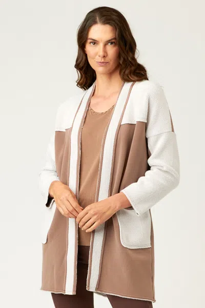 Xcvi Edith Long Coat In Beige