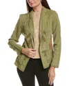 Xcvi Embroidered Danski Blazer In Green