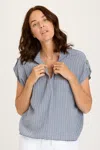 Xcvi Ermine Top In Blue