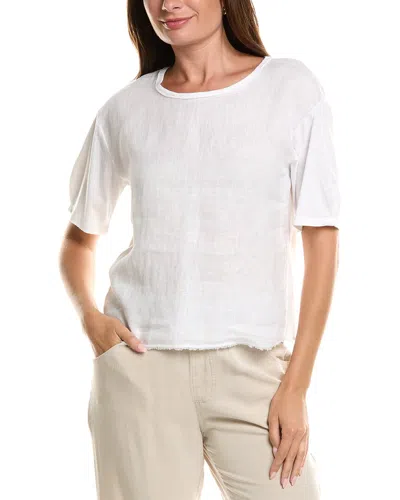 Xcvi Esti Linen T-shirt In White