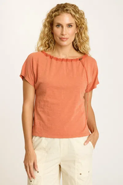 Xcvi Exelda Tee In Orange