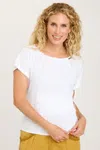 Xcvi Exelda Tee In White