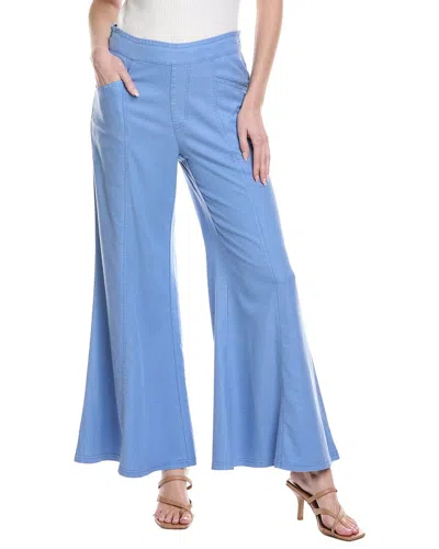 Xcvi Faulk Bell Bottom Pant In Blue