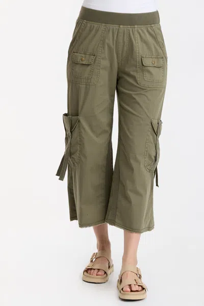 Xcvi Femke Cargo Crop In Green