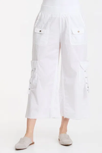 Xcvi Femke Cargo Crop In White