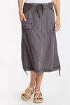 Xcvi Finely Bubble Skirt In Graphite Point In Multi