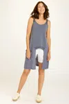 Xcvi Finton High Low Tank In Blue