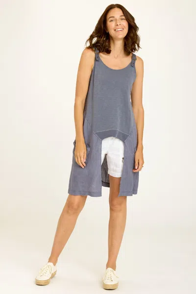 Xcvi Finton High Low Tank In Blue