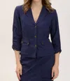 XCVI FOLKSY JACKET IN ADRIFT PIGMENT