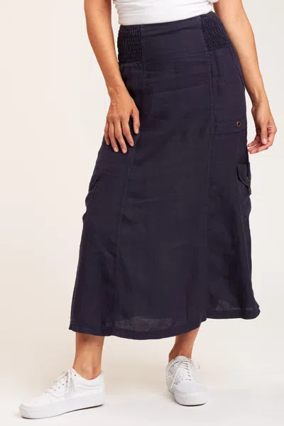 Xcvi Francine Maxi Skirt In Blue