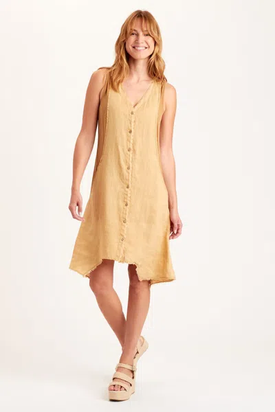 Xcvi Francis Tank Dress In Yellow