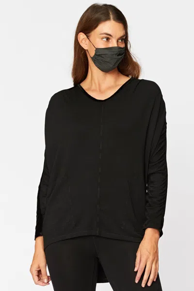 Xcvi Gaja Top In Black