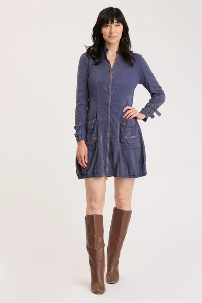 Xcvi Galena Jacket Dress In Blue
