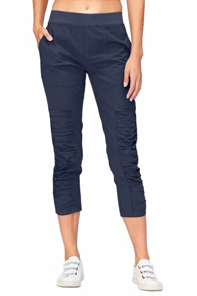 Xcvi Geyser Crop Pants In Navy In Blue