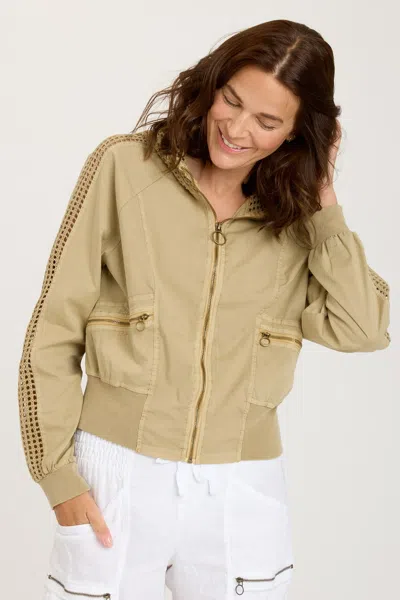 Xcvi Gillian Bomber In Beige