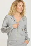 Xcvi Gillian Bomber In Grey