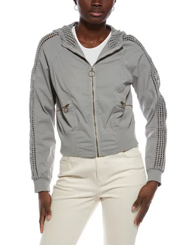 Xcvi Gillian Bomber Jacket In Gray