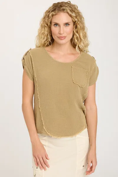 Xcvi Grigg Tee In Beige