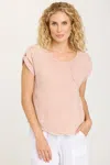 Xcvi Grigg Tee In Pink