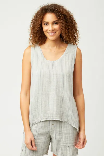 Xcvi Grumio Tank In Grey