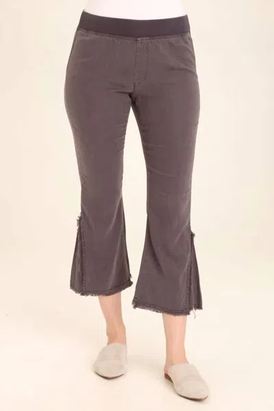 Xcvi Hakarl Flare Leg Ankle Pants In Charcoal In Gray