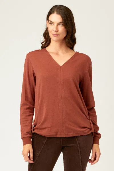 Xcvi Harriet Pullover In Brown