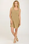 Xcvi Hartley Tank Dress In Beige