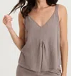 Xcvi Hedley Tank Top In Poppy Seed In Pattern