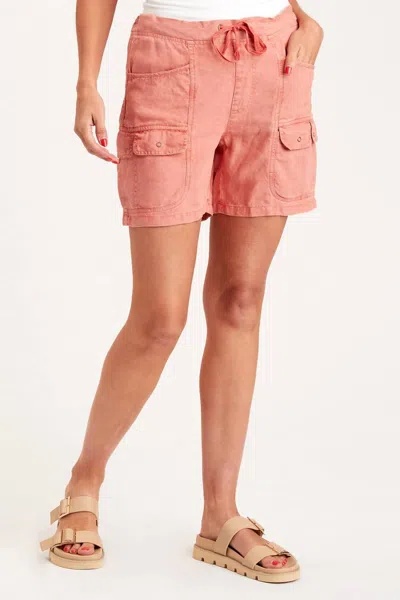 Xcvi Hercule Short In Coral In Pink