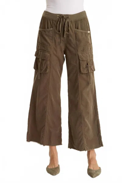 Xcvi Heta Corduroy Cargo Pant In Brown