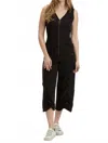 Xcvi Hewitt Hooded Jumpsuit In Black In Black