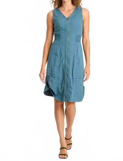 Xcvi Holland Mini Dress In Dark Knight In Blue