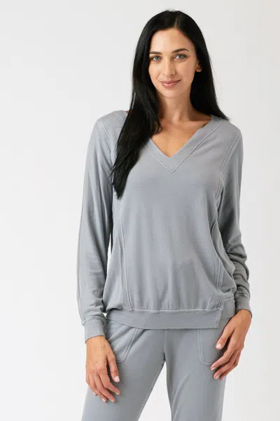 Xcvi Hotah Pullover In Grey