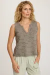 Xcvi Hugo Tank In Green
