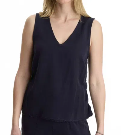 Xcvi Ileana Tank Top In Navy In Blue