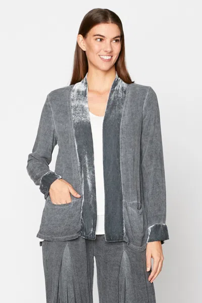 Xcvi Izara Jacket In Gray