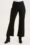 XCVI JENIKA FLARE PANT IN BLACK DOUBLE DYE