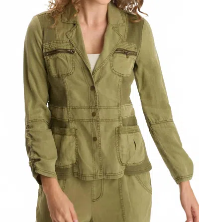 Xcvi Jesper Jacket In Thicket Pigment In Green