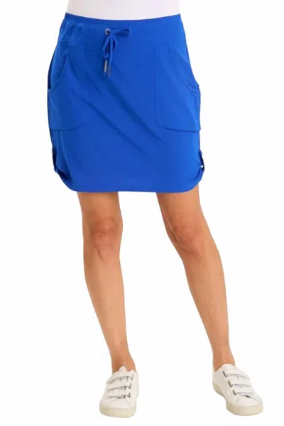 Xcvi Jett Skort In Cobalt In Blue