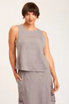 Xcvi Judith Tank In Grey