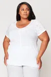 Xcvi Junia Burnout V-neck
