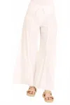 Xcvi Kaj Wide Leg Pant In White In Yellow