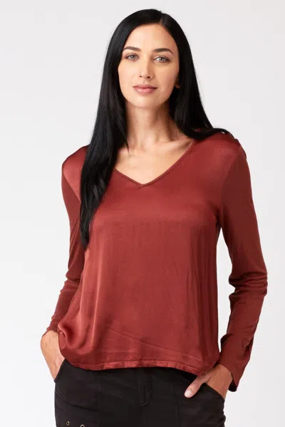 Xcvi Kalvin Top In Brown