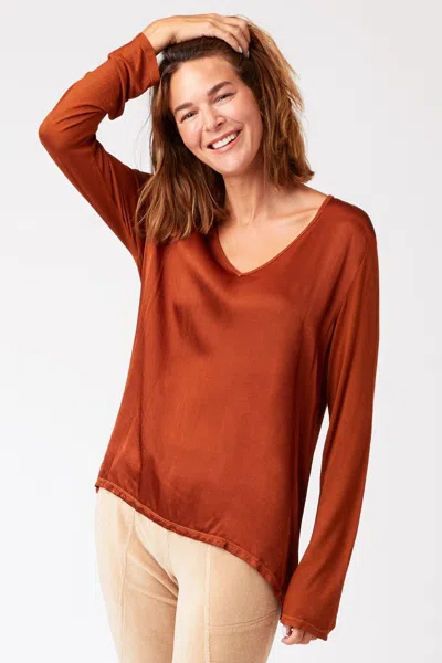 Xcvi Kalvin Top In Brown