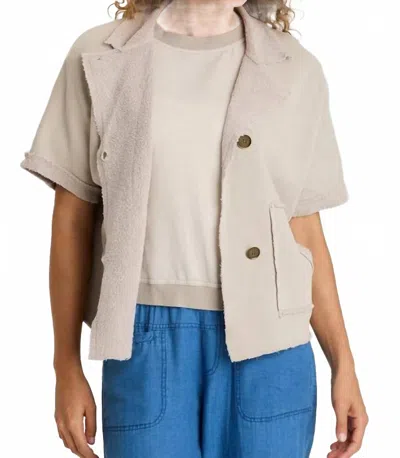 Xcvi Kennison Capelet Jacket In Beige In Brown