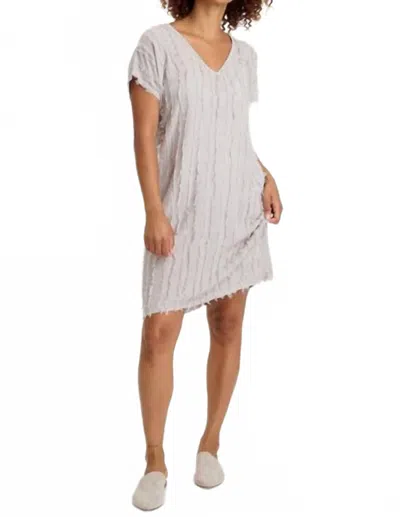 Xcvi Kenyon V-neck Dress In Grey In Gray