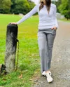 Xcvi Kiah Flare Pants In Smokehouse Pigment