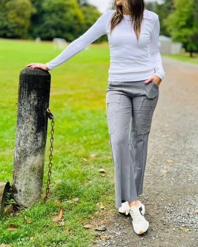 Xcvi Kiah Flare Pants In Smokehouse Pigment