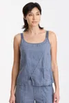 Xcvi Kiesten Tank In Blue
